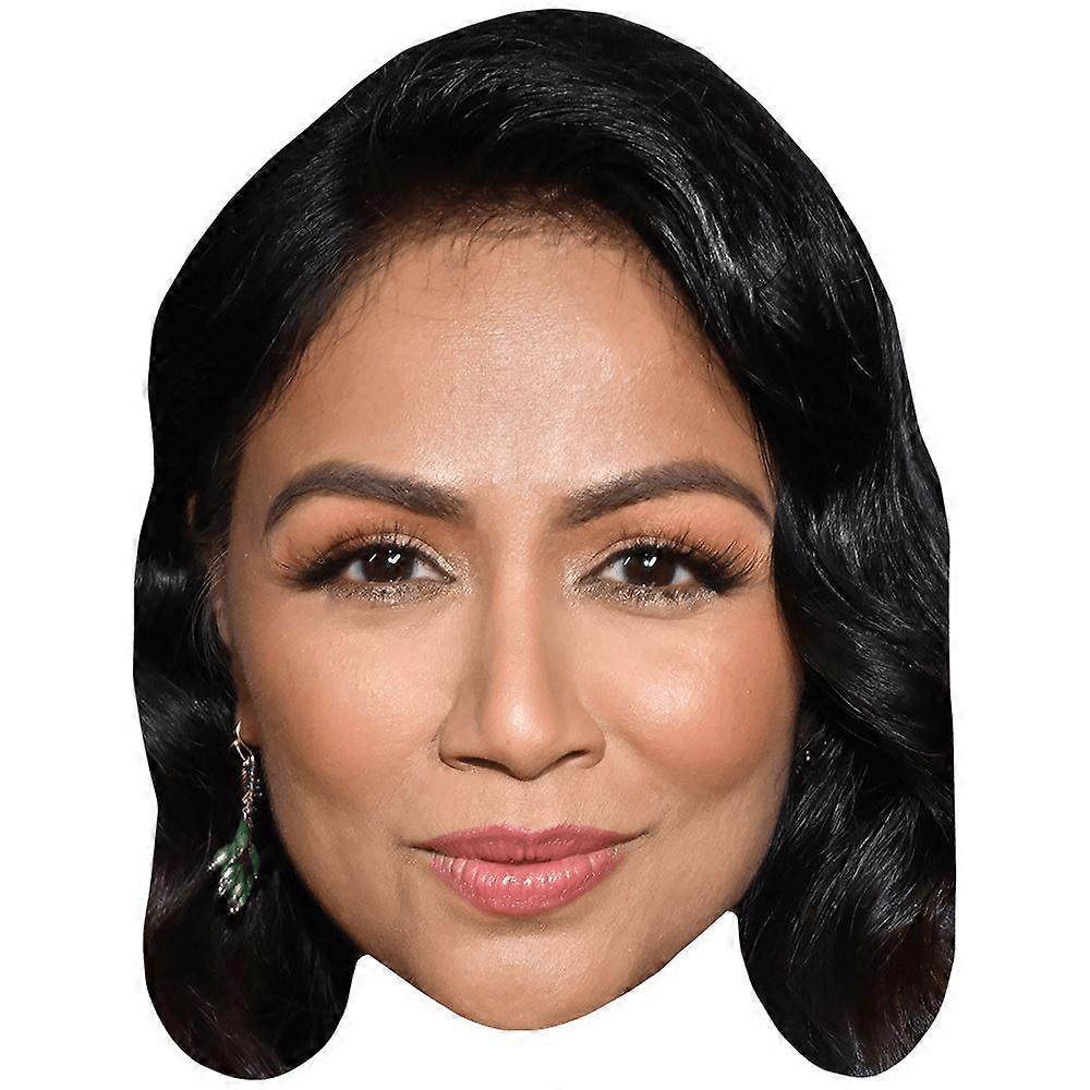 Karen David (Smile) Celebrity Mask, Flat Card Face