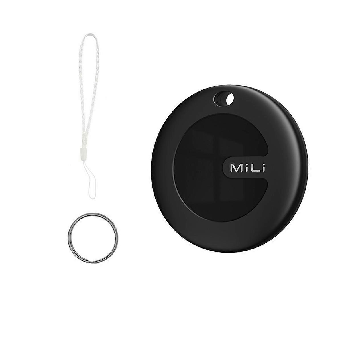 Smart Mitag Bluetooth Locator Anti-Lost Device Mobile Keys Pet Elderly Kids Finder for Android Find My Black