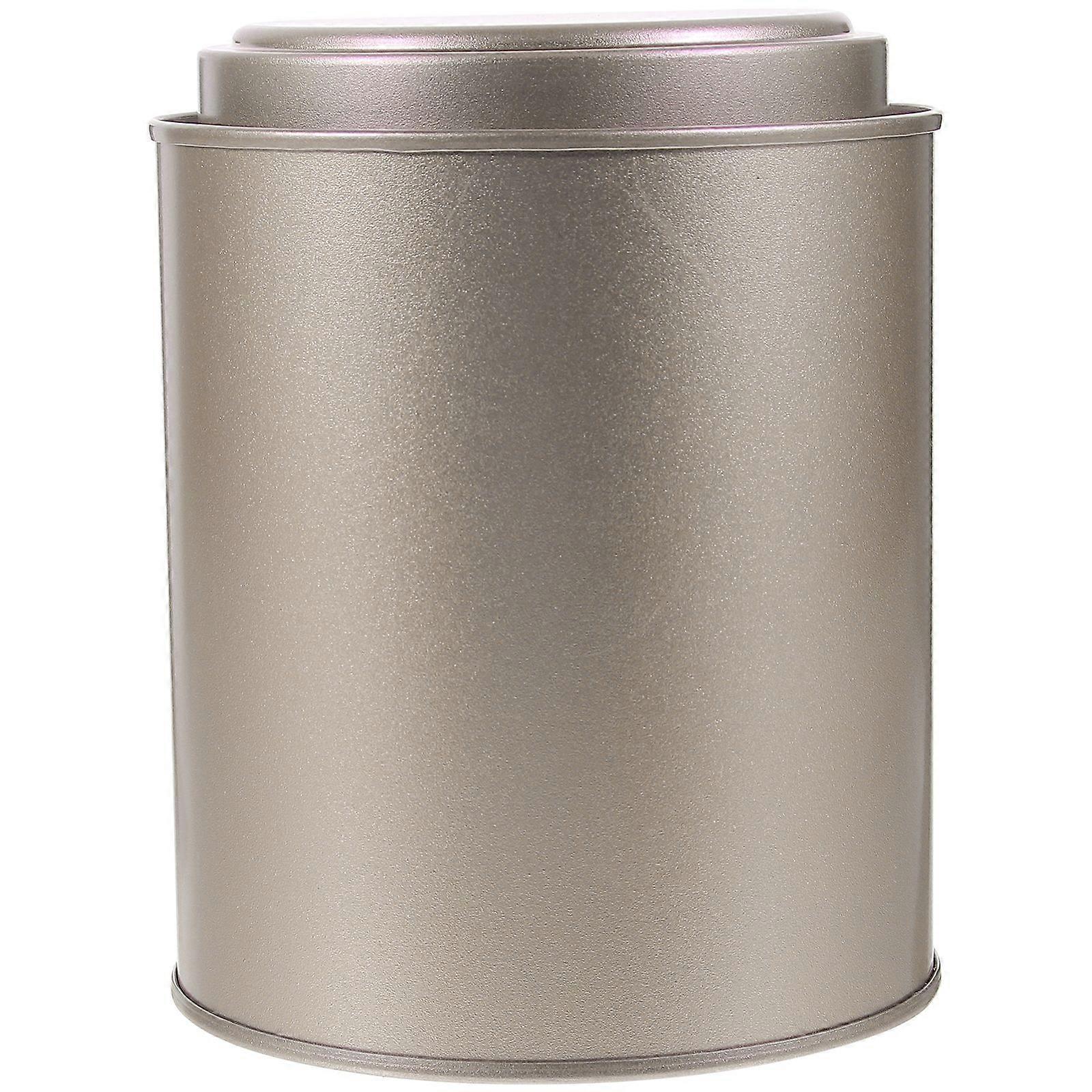 Household Tea Container Multi-function Storage Canister Desktop Tinplate Canister