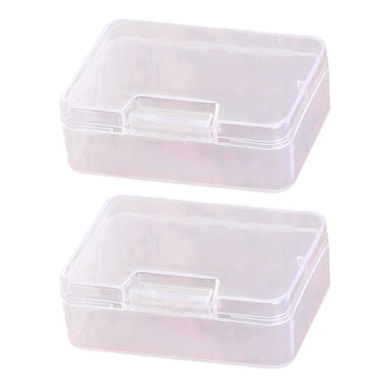 Convenient Clear Storage Containers Stylish Storage Holder Plastic Boxes With Snap Closure For Beads And Small Items