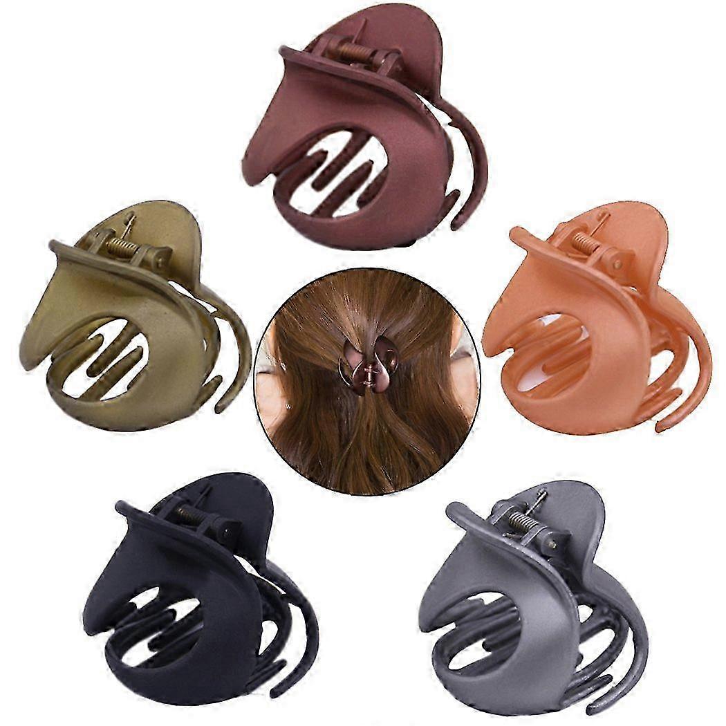2025 pinces à cheveux durables pour filles, ornements de cheveux de poignée antidérapante forte, 5 pinces à cheveux de conception de mode idéales pour la routine de beauté quotidienne des femmes, non dommageables