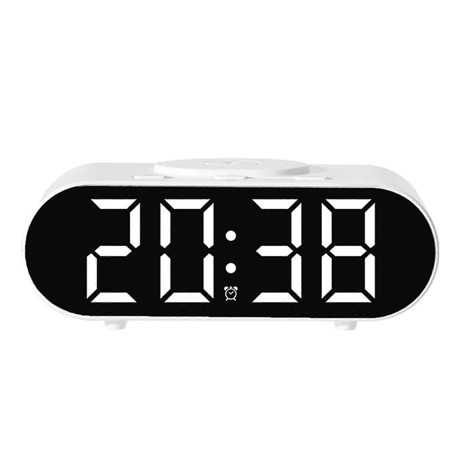 Alarm Clock Multipurpose Lightweight Phone Wireless Charging for Home Office