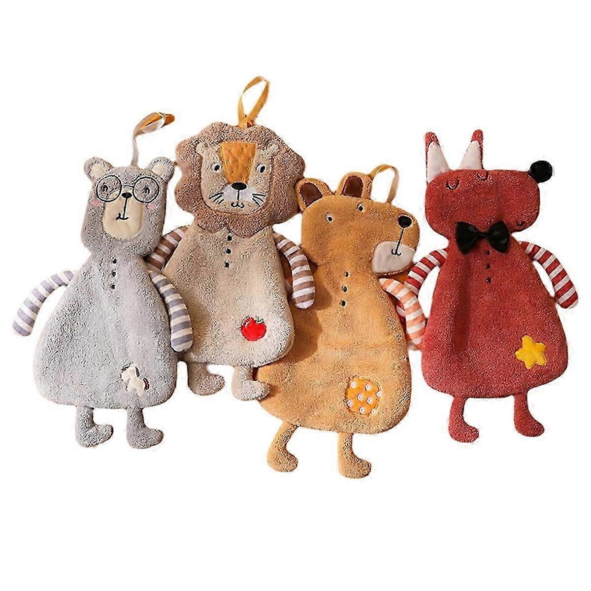 Serviette à main à suspendre en forme d'animal mignon