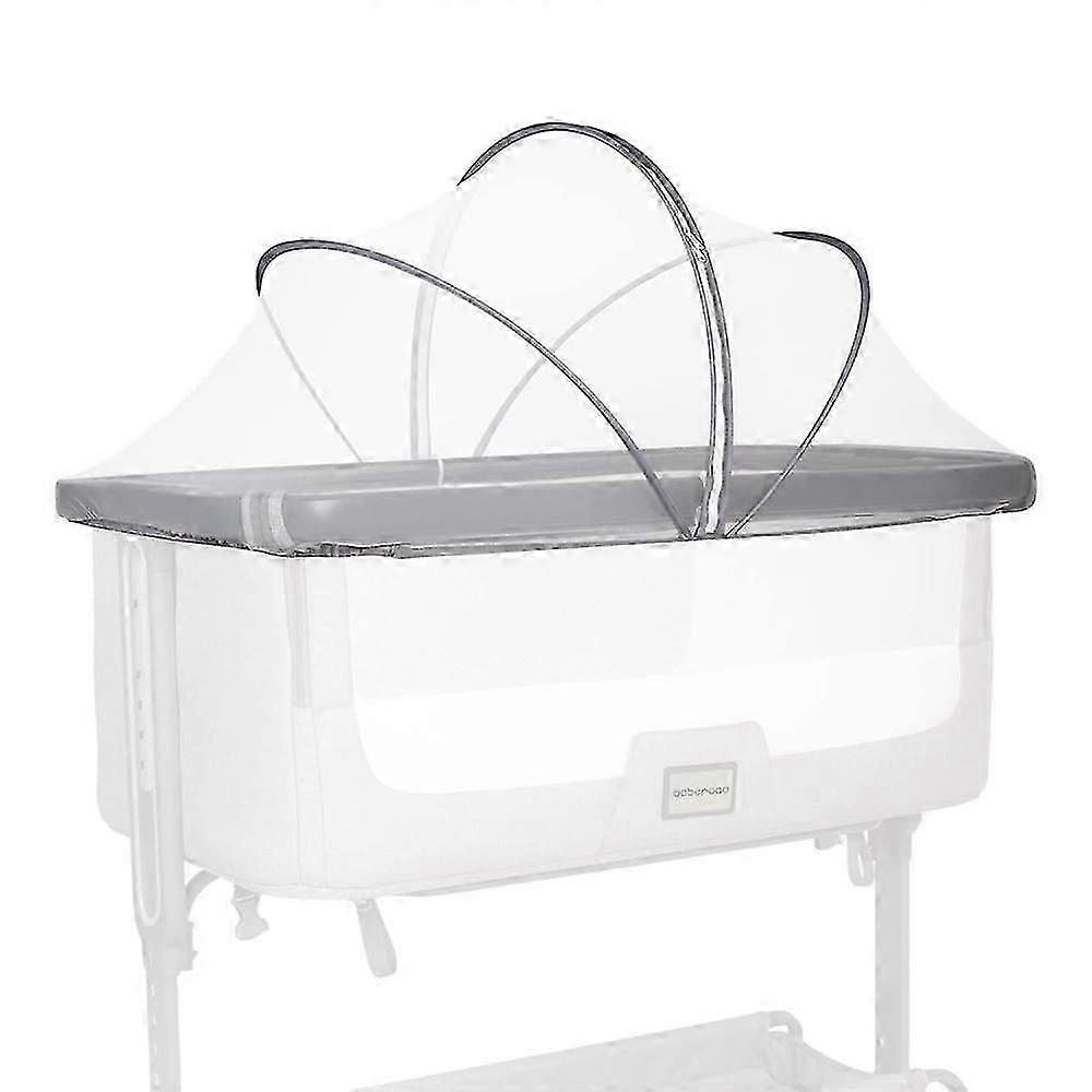 Housse de moustiquaire de berceau pour bébé Housse de berceau pour empêcher les chats d’entrer Moustiquaire pour berceau / lit de chevet / berceaux de voyage (blanc) OWJ TWU
