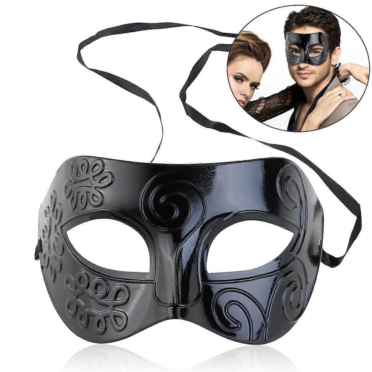 Versatile Mask for Costumes with Adjustable Side Ribbons