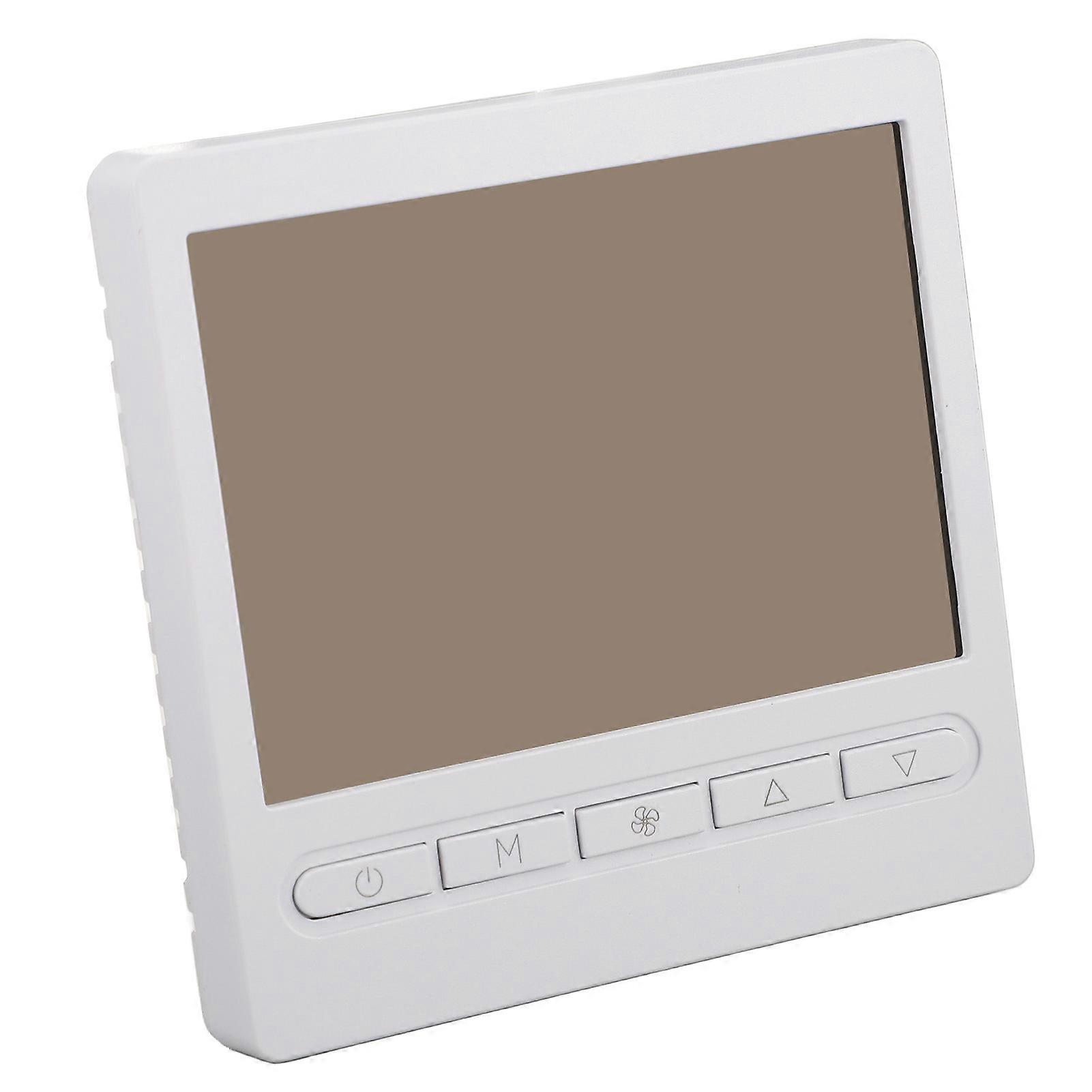 2 in 1 Programmable Thermostat 3A 10A LCD Smart Temperature Controller for Air Conditioner Underfloor Heating 