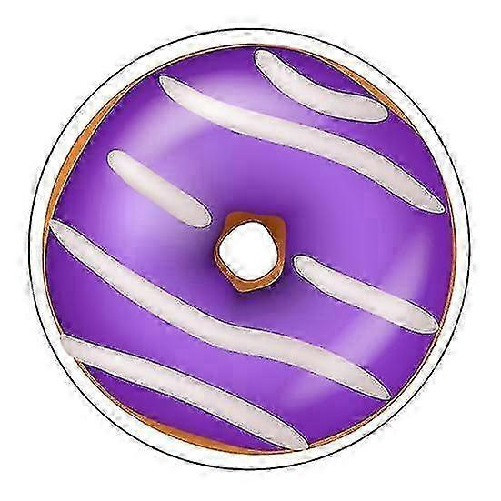 Sand-Free Round Doughnut Printed Microfiber Beach Towel - Soft & Quick Dry Comfortable Towel for Pool & Beach
