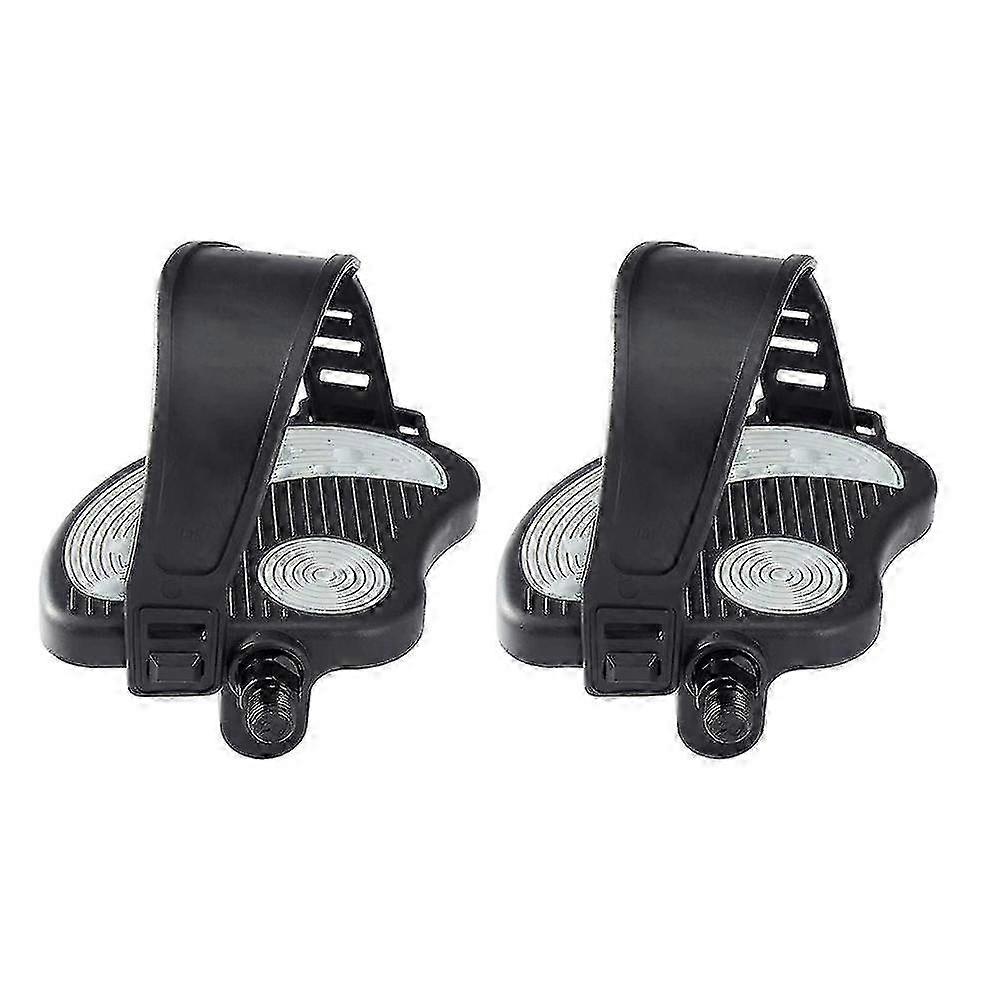 Exercise Bike Pedals With Straps Suitable For Spin Bikes And Indoor Stationary Exercise Bikes, 1/2inch