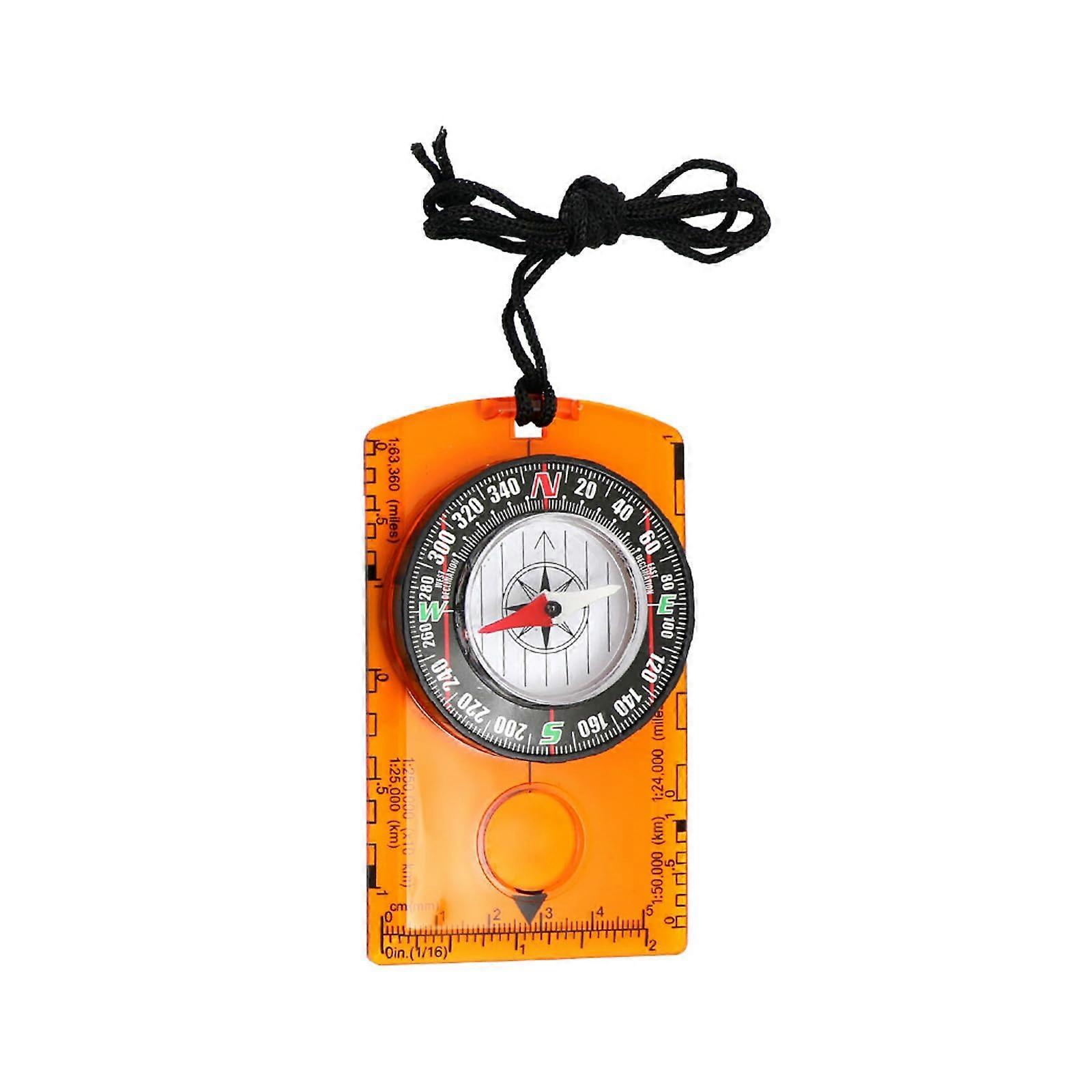 Multifunctional compass ruler for map reading backpack camping orienteering compass survival navigation compass
