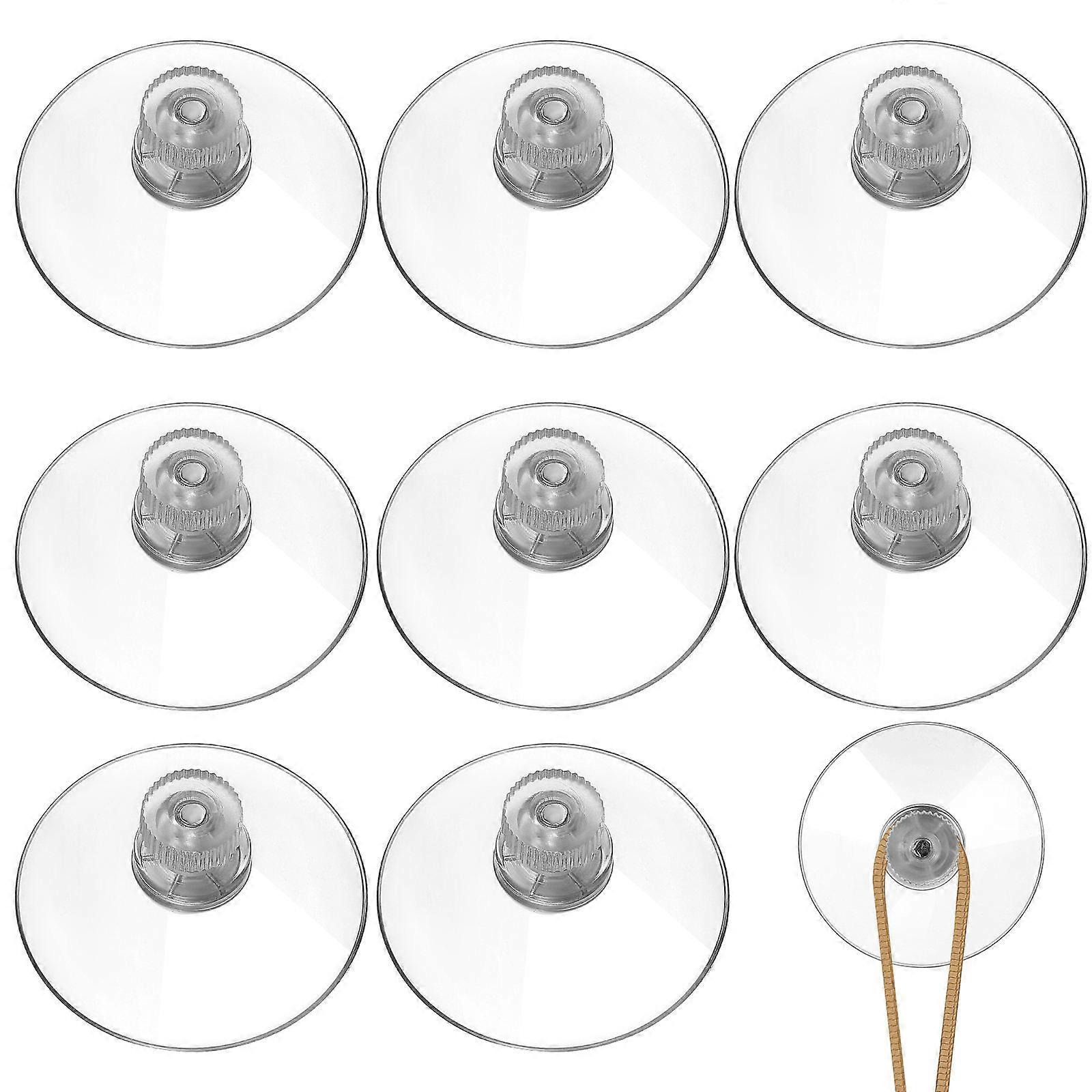 8pcs Suction Cups Clear Suction Pads Sucker Holders for Window Bathroom Wall Car Shade