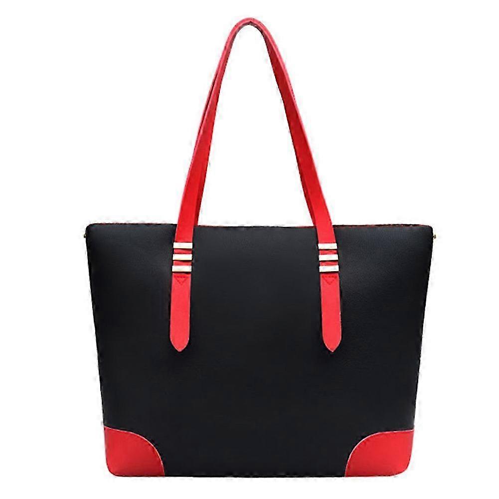 ウエスタンレディースPUレザーラージシングルショルダーハンドバッグ - レッド