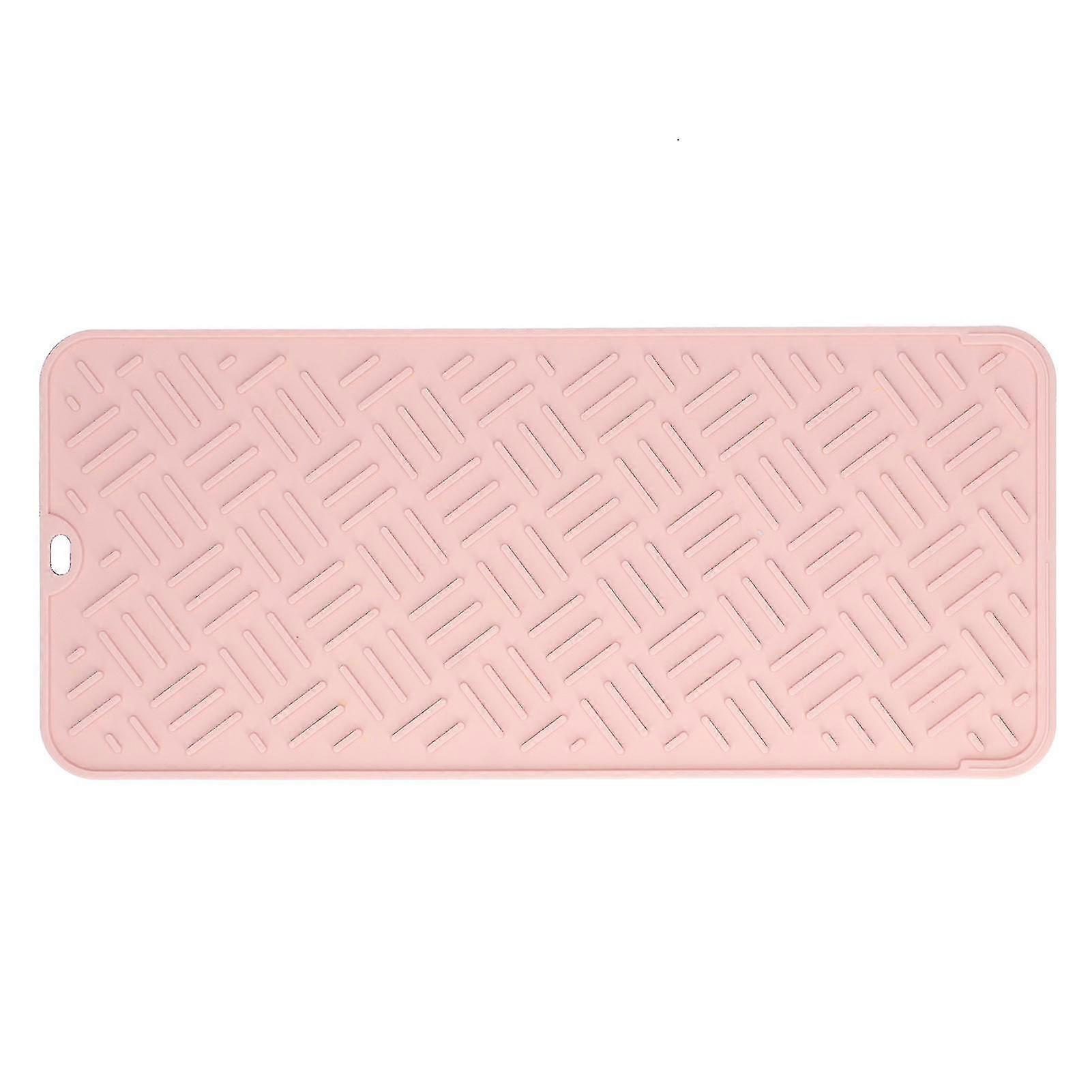 Heatproof Silicone Pad for Kitchen & Desktop - Pink, 45x20cm