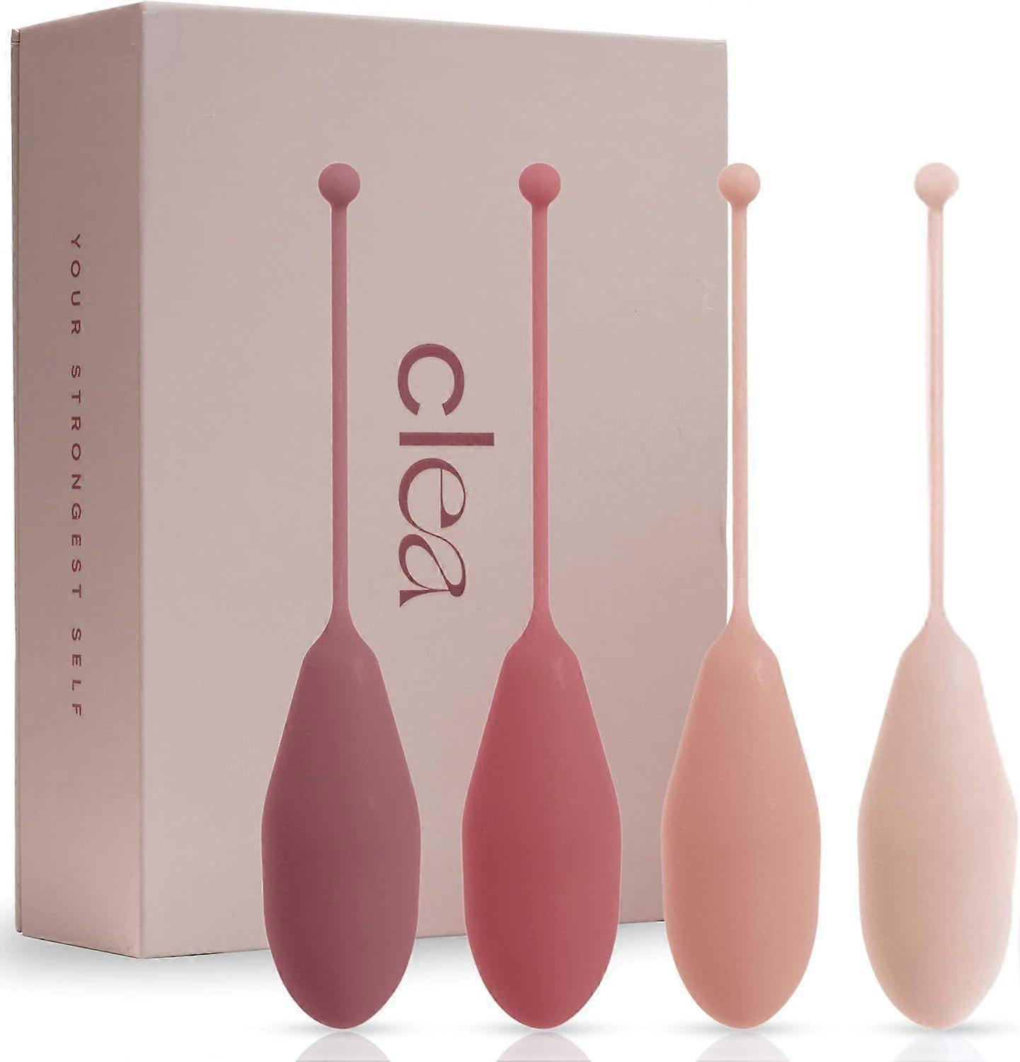 Pelvic Floor Muscle Trainer Set for Women - Set of 4 | Premium Weighted Exercise