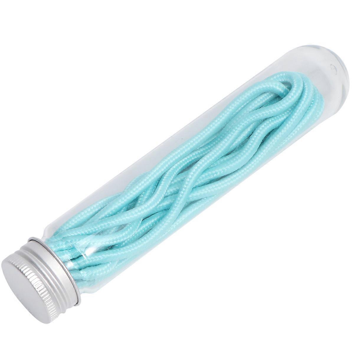 Glowing Shoe Accessories Luminous Shoelace For Night Use Dark Green 120x0.3cm Round Shape 1 Pair