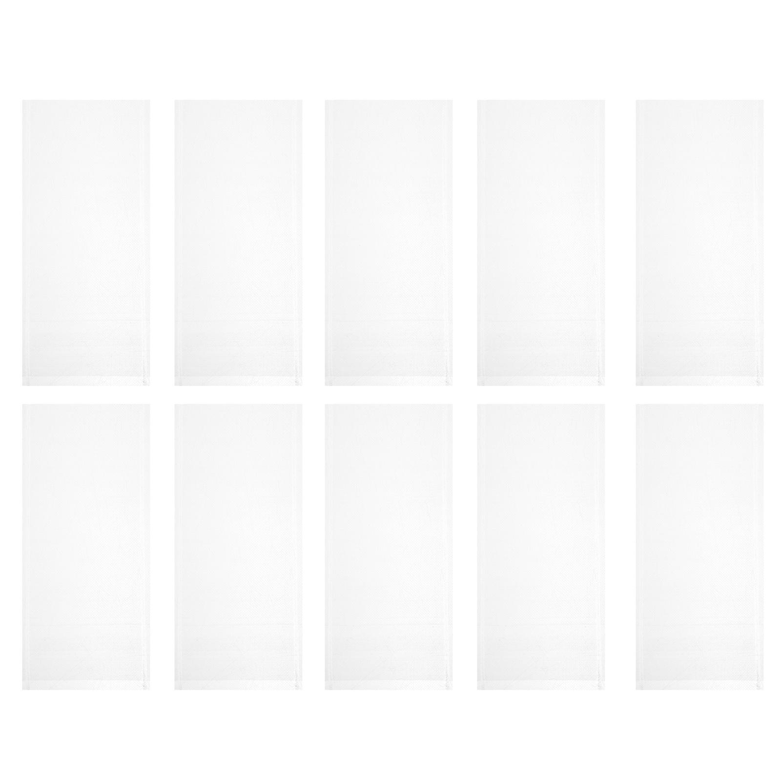 Solid Pva Bags Water Soluble Bag Large Size Sinks to Bottom Rectangular Shape For Fishing Bait Wrap 50Pcs