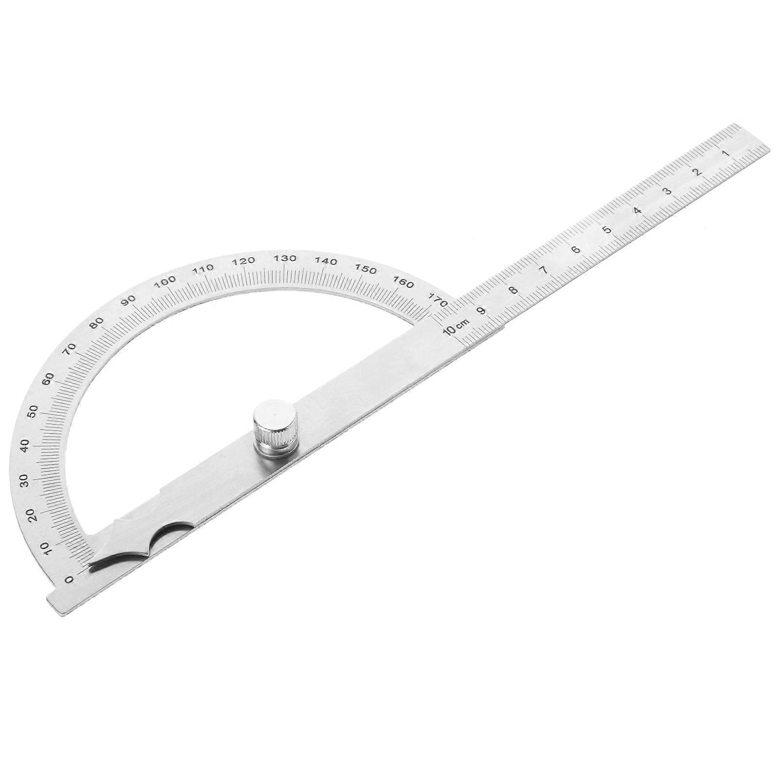 Woodworking Ruler Steel Angle Protractor Construction Tool Precision Measuring For Engineers Carpenters 1Pack