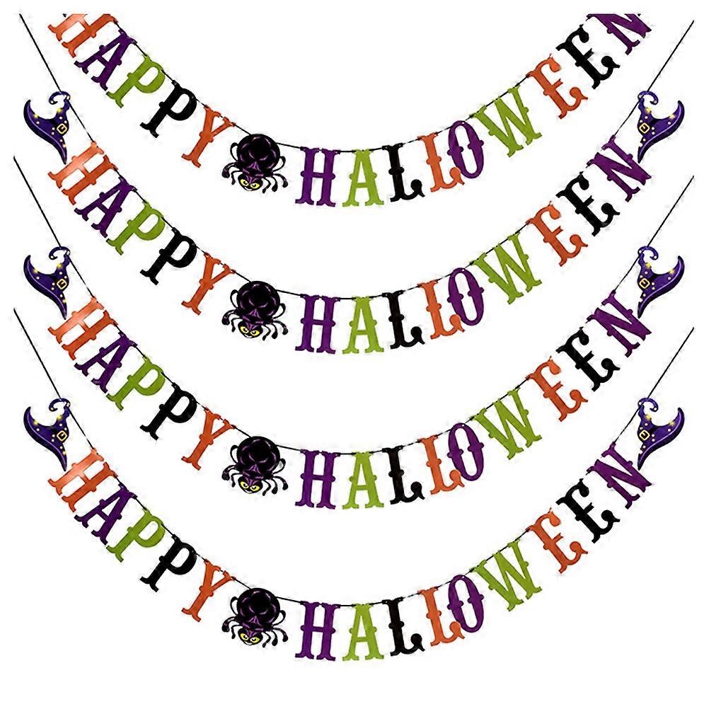Halloween Hanging Decoration Banner Indoor Decoration 300 X 15 X 0.1Cm Paper Material 1Pack