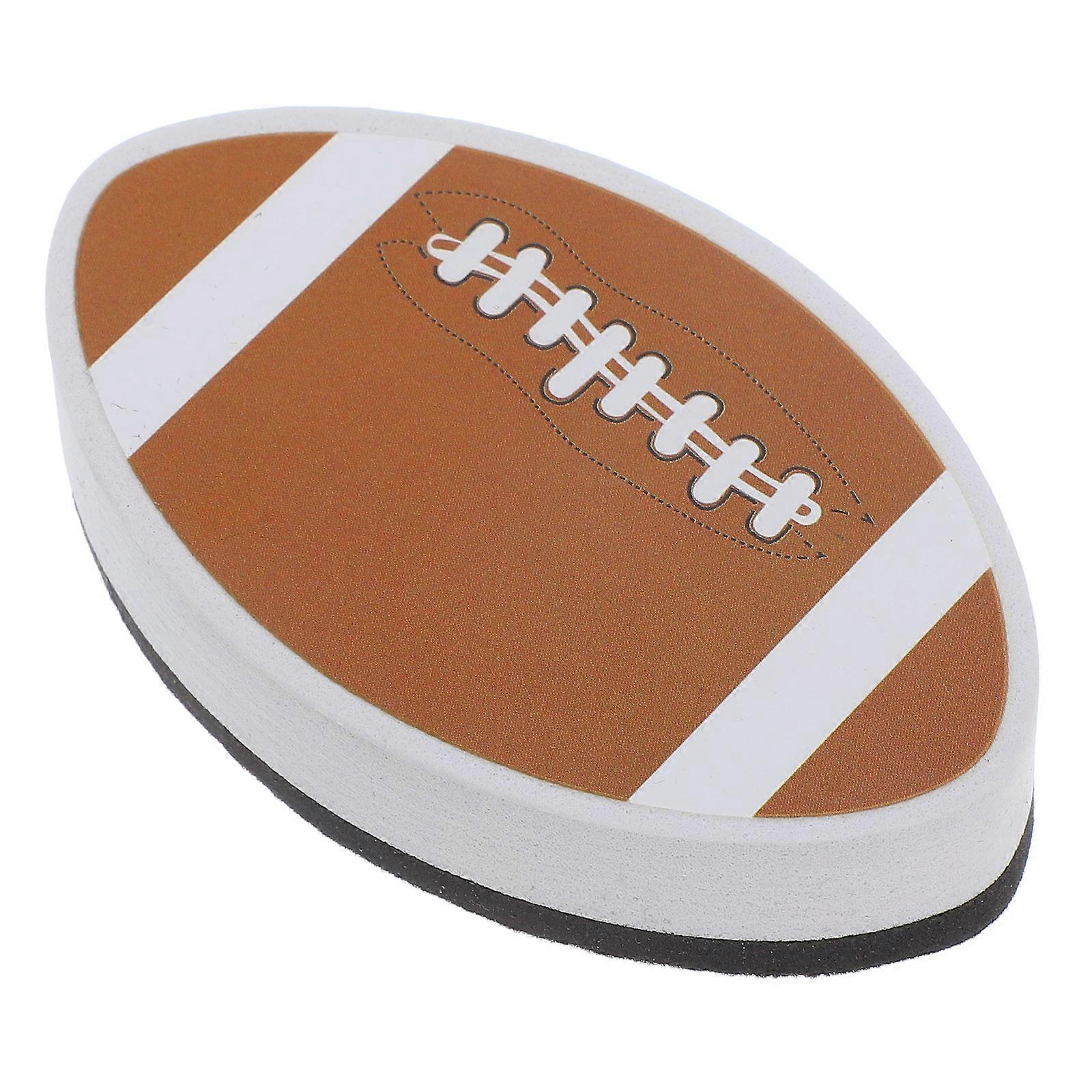 Dry Erasers For Whiteboard Rugby Ball Shape Magnetic Cleaning Tool For Office Workers 1Set