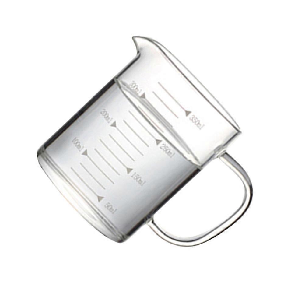 Backen Messbecher Borosilikatglas Mikrowellengeeignet 7,8x7,8x10cm Kochen Hitzebeständig 1Pack