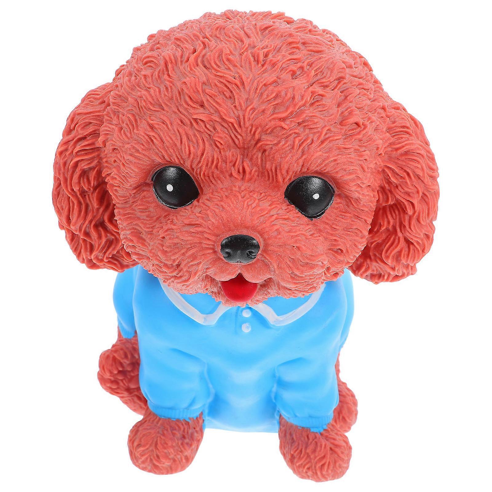 Cute Dog Shape Money Saving Box Anti Fall PVC Material Children Saving Pot 1Pcs