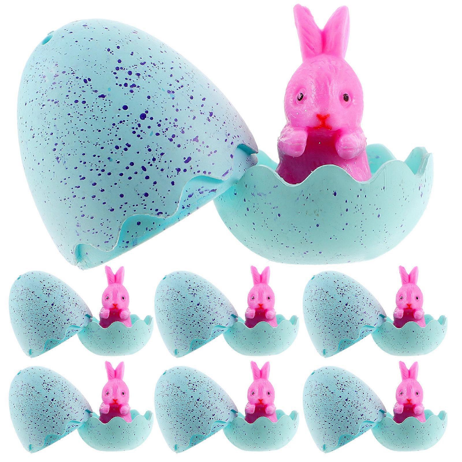 Decorative Eggs Plastic Easter Eggs Pranks And Decorating Children's Toy 3.5X4.5CM 24Pcs