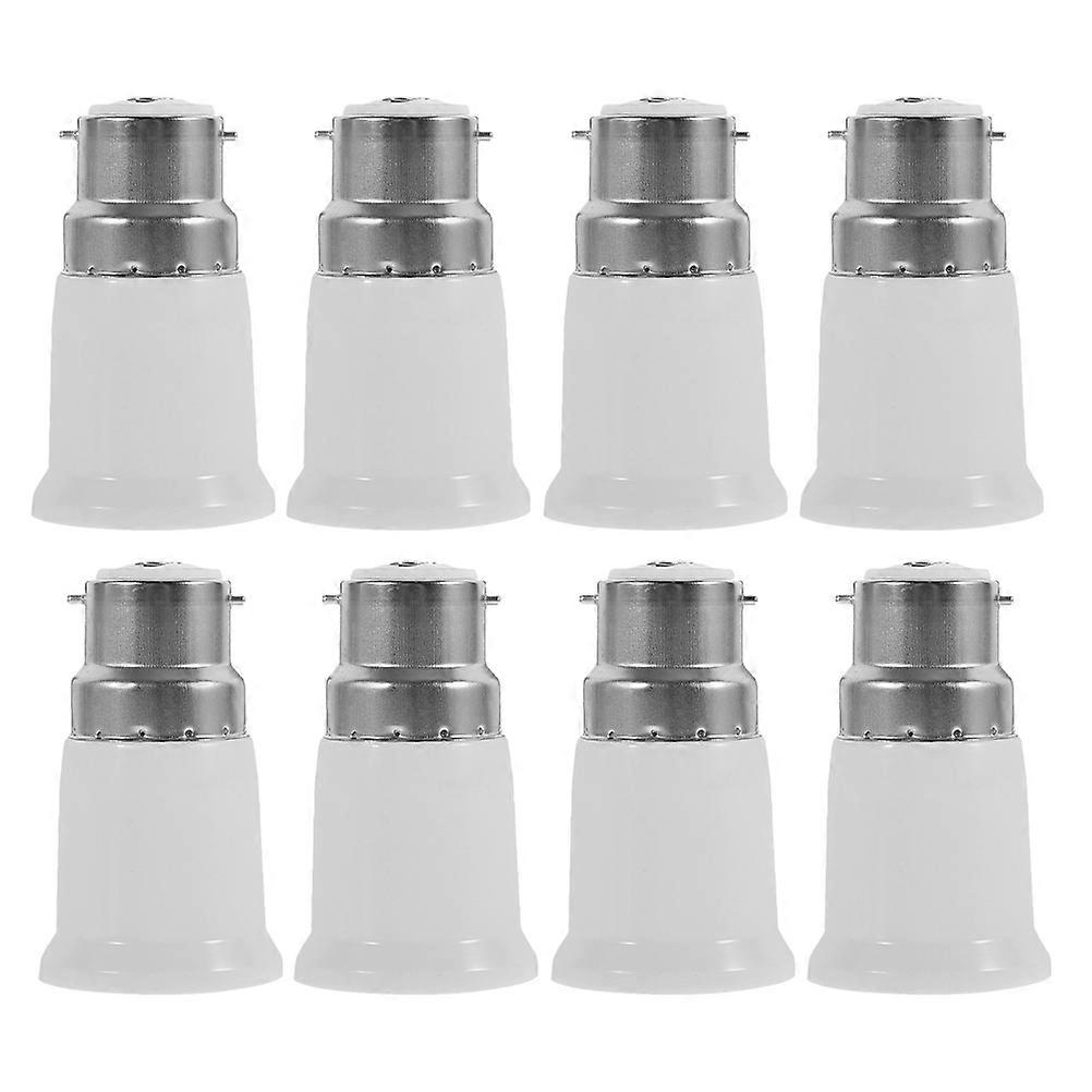 Bulb Base Adapter Light Bulb Socket Converter Sturdy Construction Office Use 8Pcs