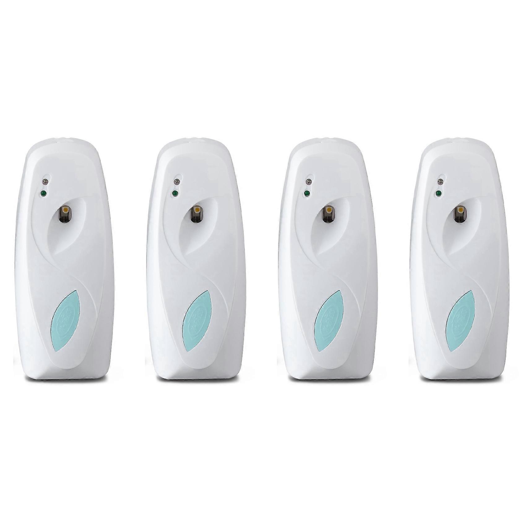 4X Air Freshener Automatic Bathroom Timed Air Freshener Dispenser Wall Mounted, Automatic Scent Disp