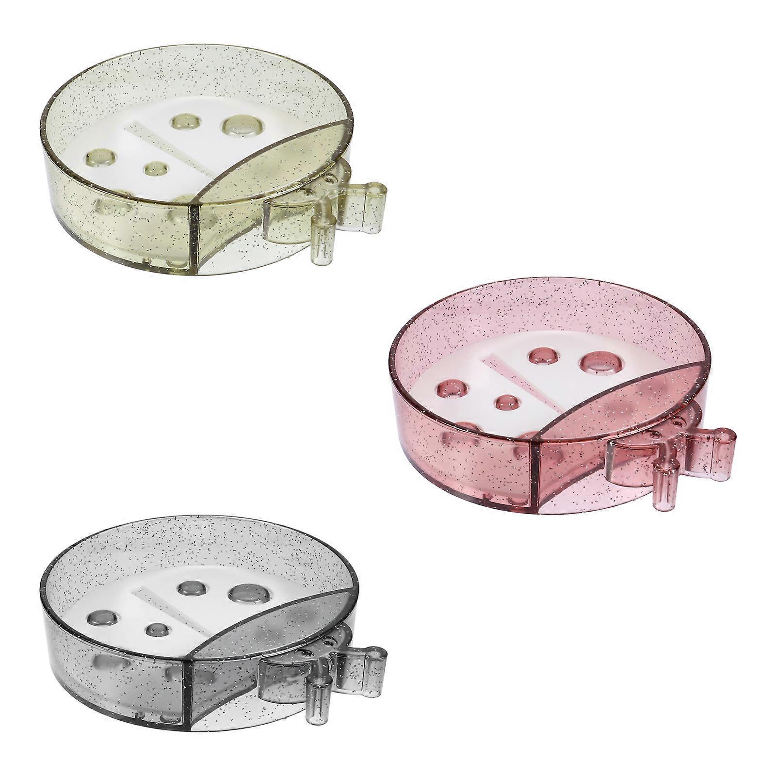 Children's Soap Dishes Creative Cartoon Soap Dish Beetle Shape Bathroom Drainage 3Pcs