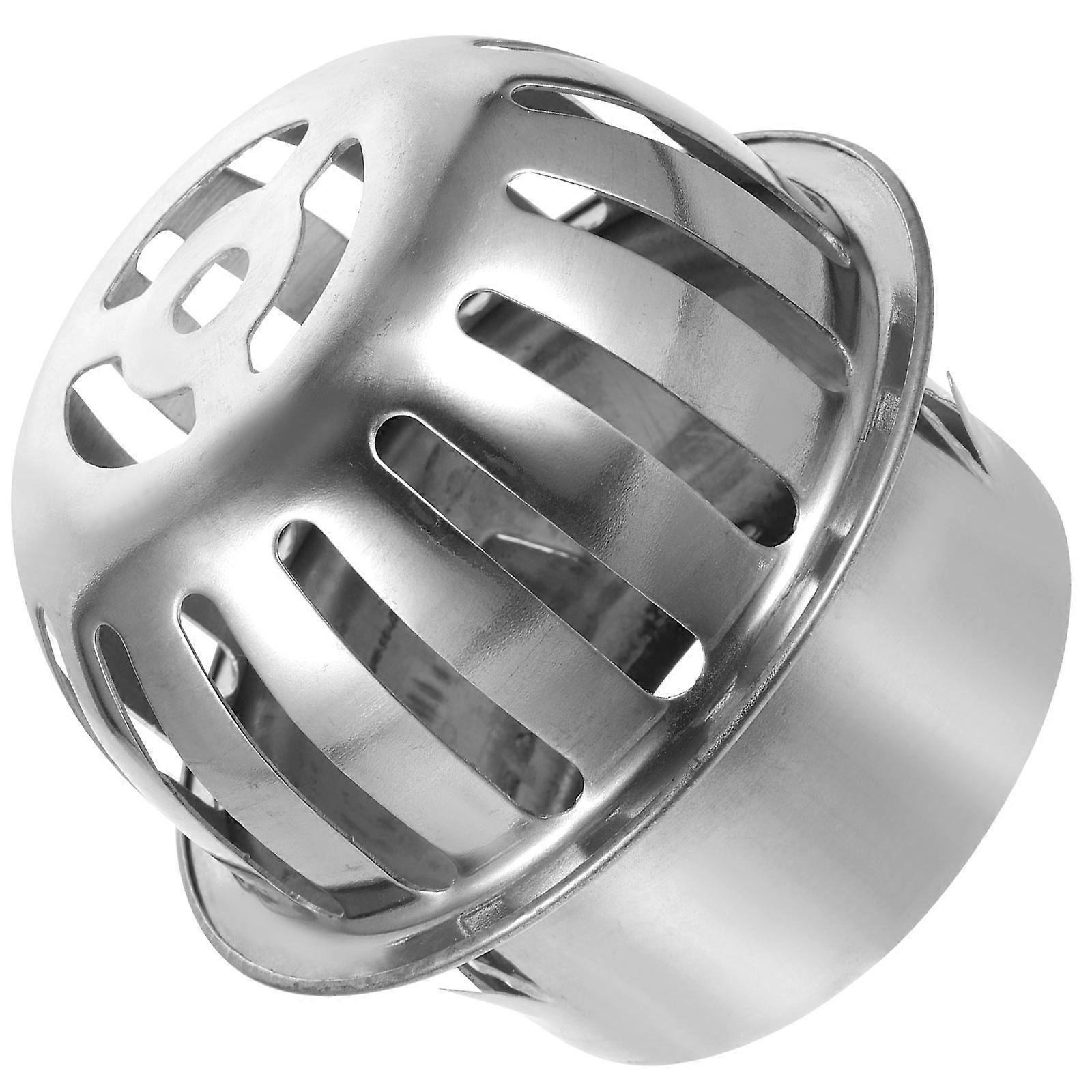 Removable Floor Drain Stainless Steel Floor Strainer Prevent Clogging Outdoor Roof Silver 1Pack
