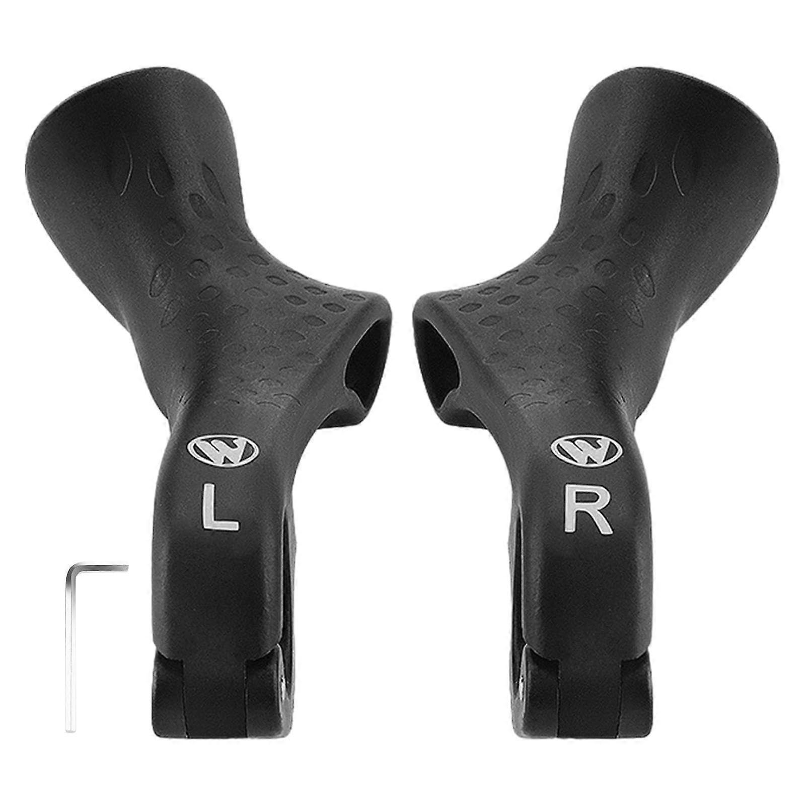 Bicycle Handlebar Ends For Mountain Bikes Ergonomic Nylon Bar End Extensions Adjustable Attachments