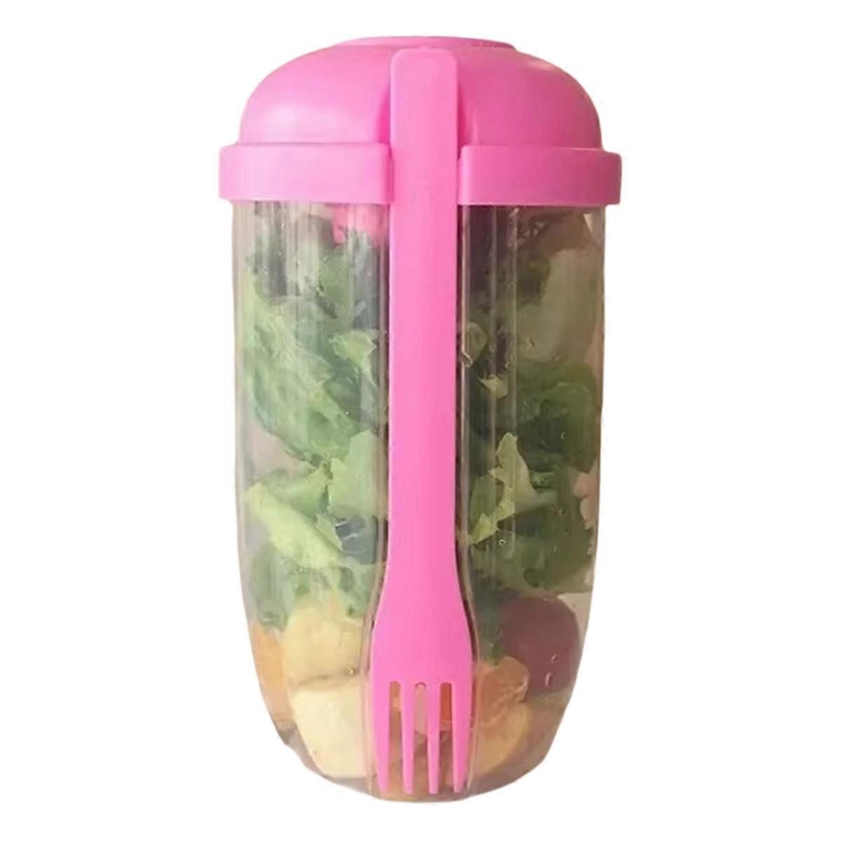 Breakfast Salad Cup Yogurt Cup with Spoon and Lid Large Capacity Portable Multifunctional Breakfast
