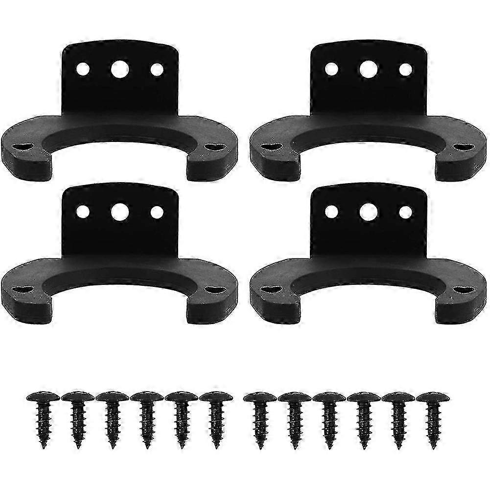 4Pcs Microphone Holders Clip Hook Wall Mount Type Clamp, Microphone Accessories