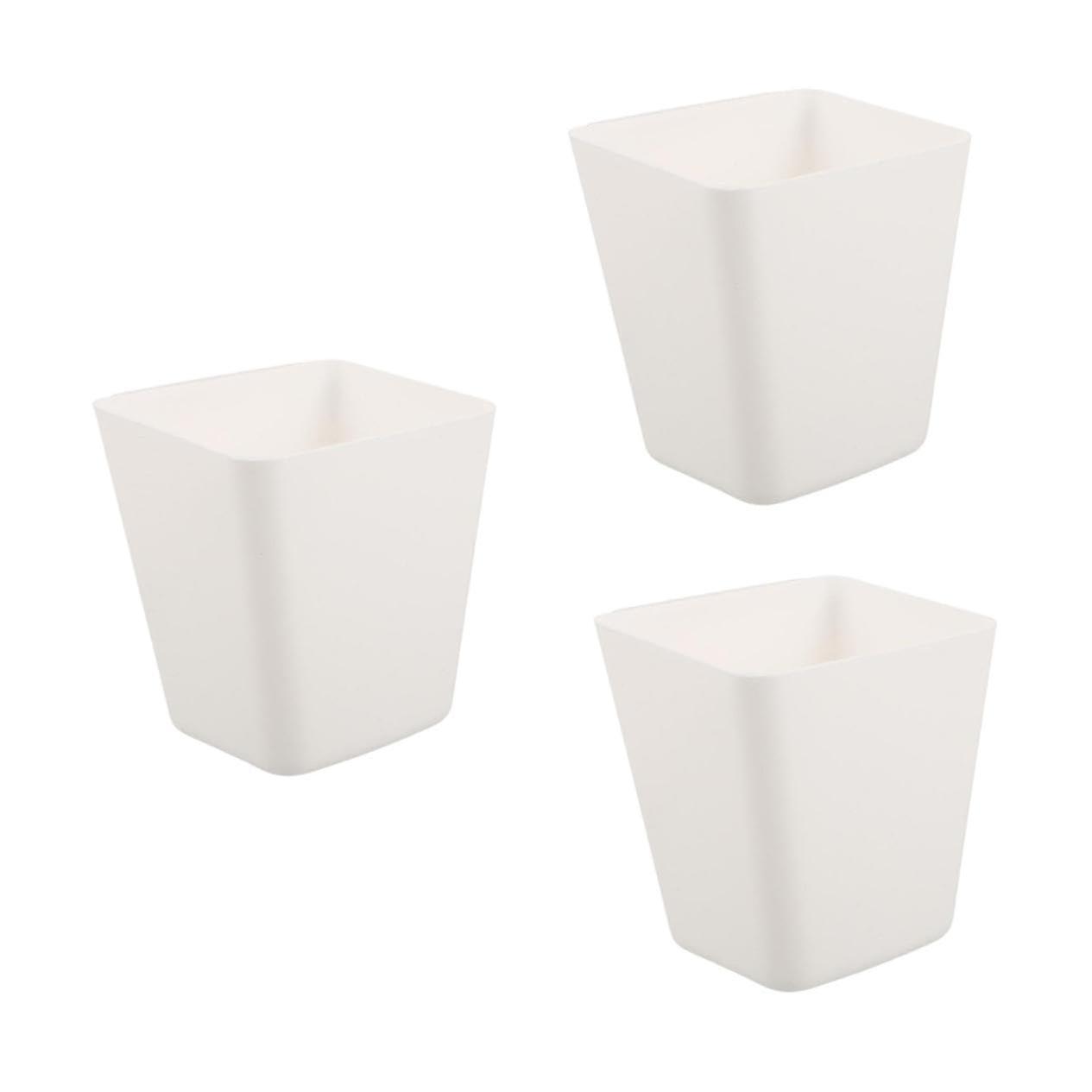 Pack of 3 Beauty Trolley Bin Hanging Storage Container Small Shelf for Wall