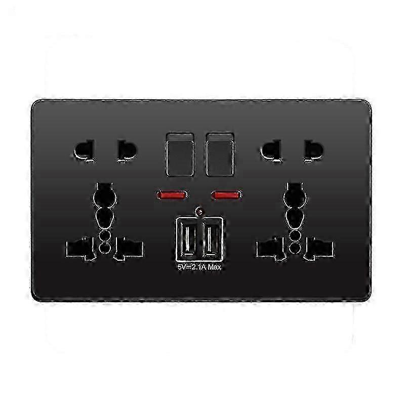 13a Socket 2.1a Double Usb Home Two - Hole Outlet