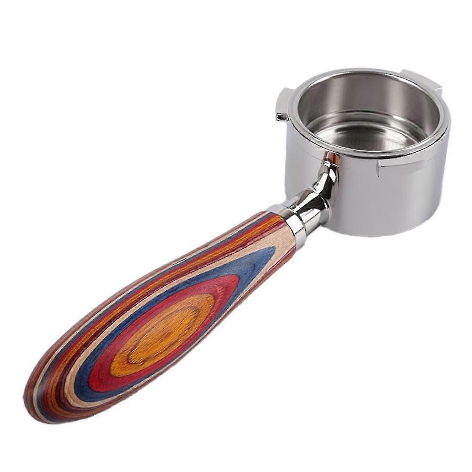 Bottomless Portafilter 51 mm Only Compatible for DeLonghi Dedica EC680/EC685/EC885 with 3 Ears, Colo