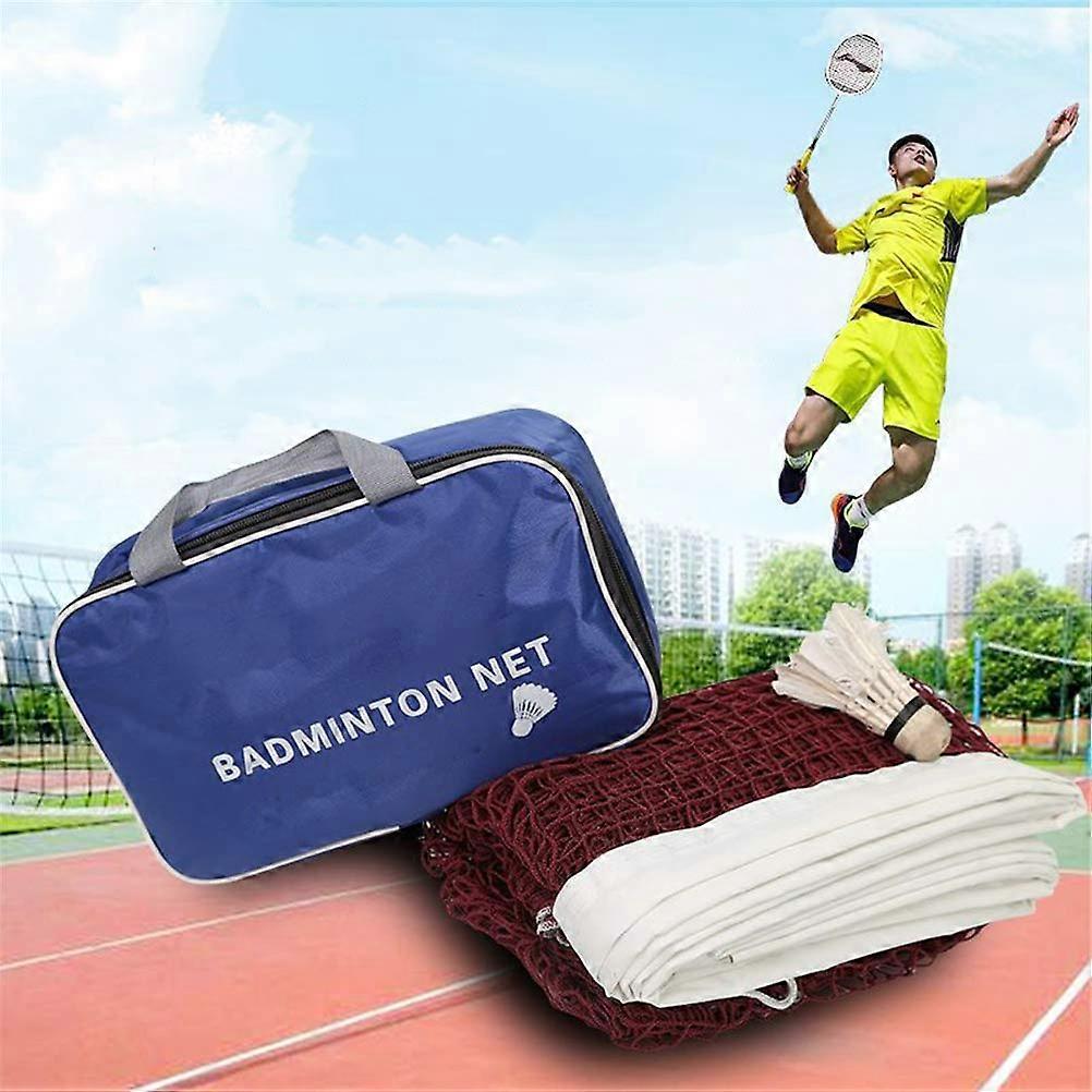 Badminton practice net for volleyball, outdoor sports training, standard tennis net, 6.1 x 0.76 m