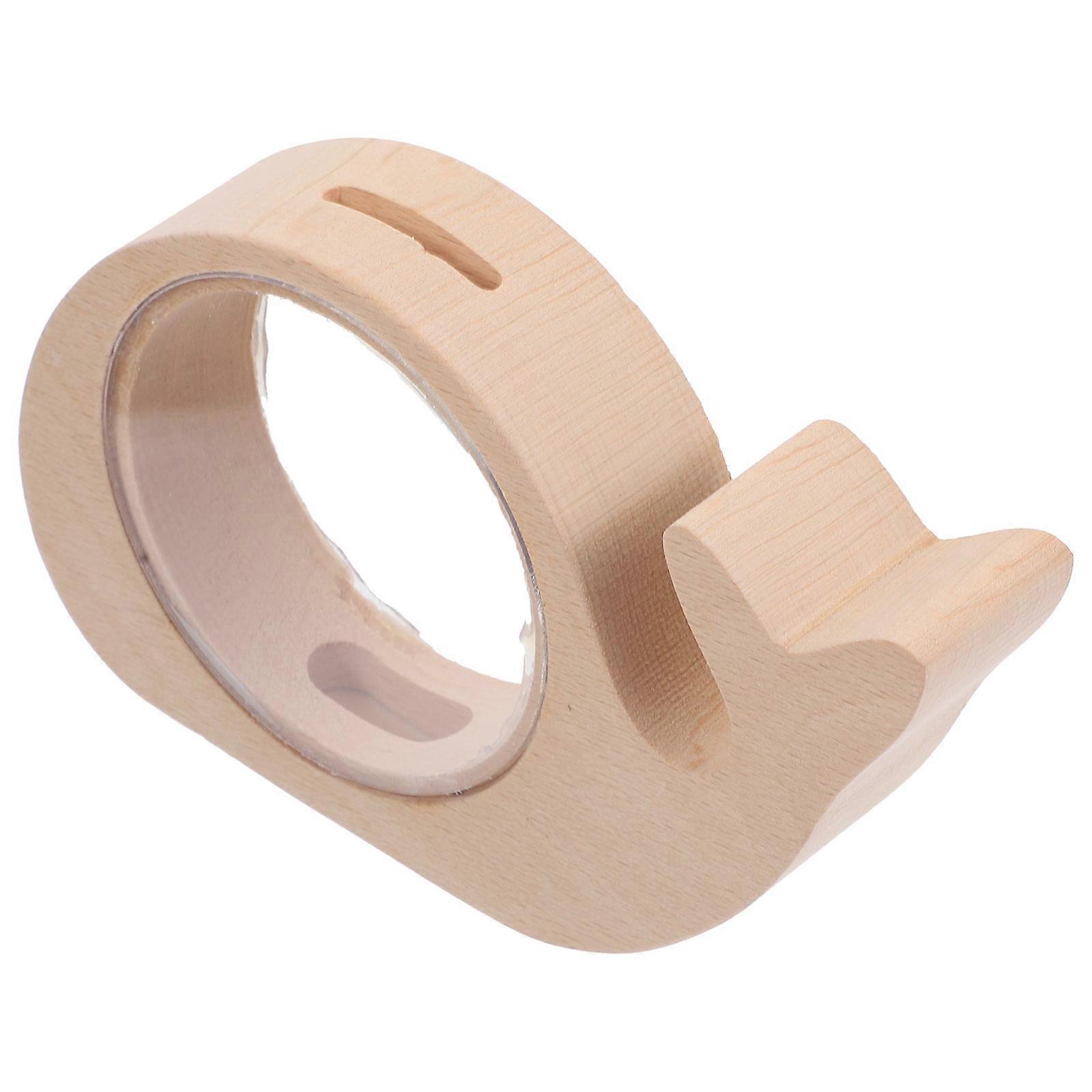 Cute Piggy Bank Whale Wooden Money Container Simple Design School 1Pack