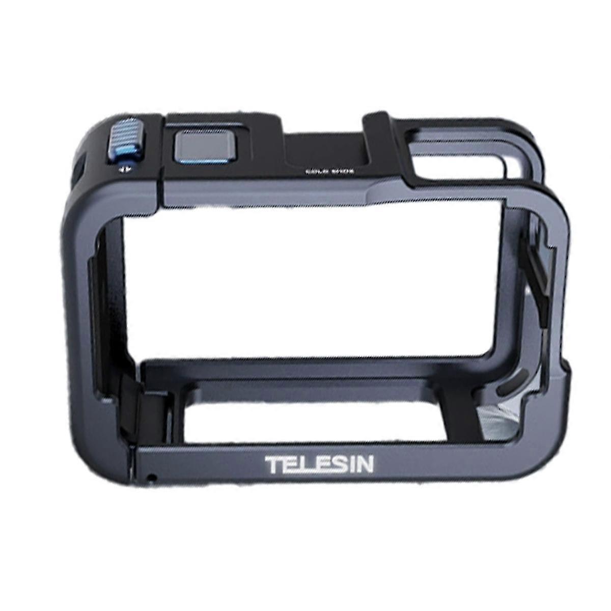 Protective Frame Case for Action Cameras with Double Clod Shoe Shell
