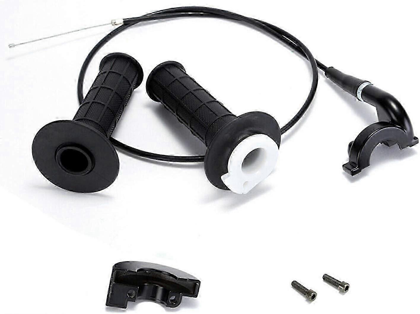 Throttle Cable Kit for Bicycle, Metal, Silver/Black