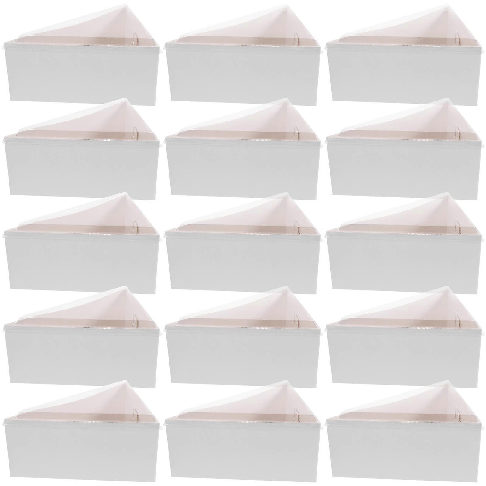 Pizza Slice Container With Lid Food Packaging For Business Owners 13.60X8.50X6.50CM 50Sets