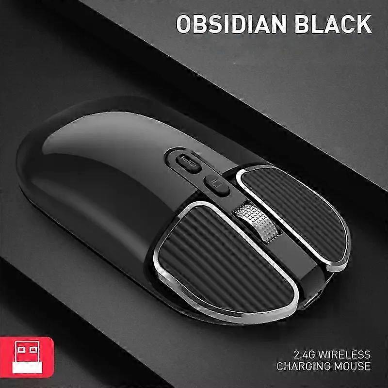 Rechargeable Silent Mouse with Dual Model and Multi Buttons for Computer PC Notebook, 2.4G BT 5.0