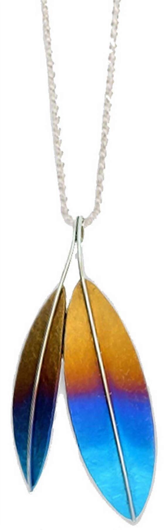 Ti2 Titanium Spear Pendant - Brown