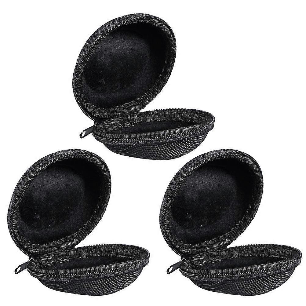 3 Pcs EVA Watch Case with Zipper – Portable Watch Storage Box for Men & Women, Interior, Travel & Home Use