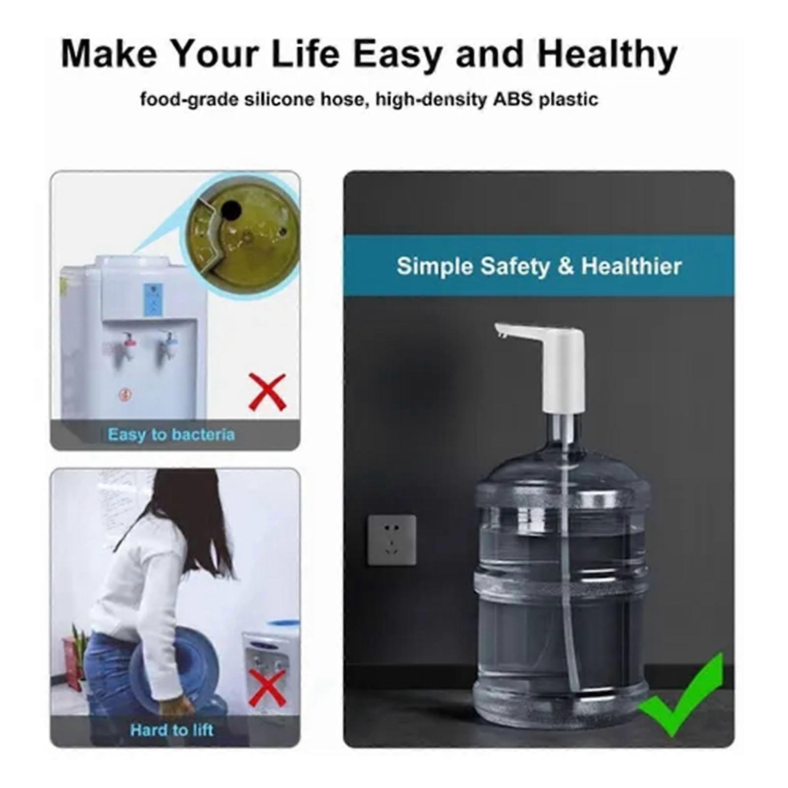 Electric Water Dispenser USB Powered Automatic Button Design Smart Automatic Water Bottle Pump