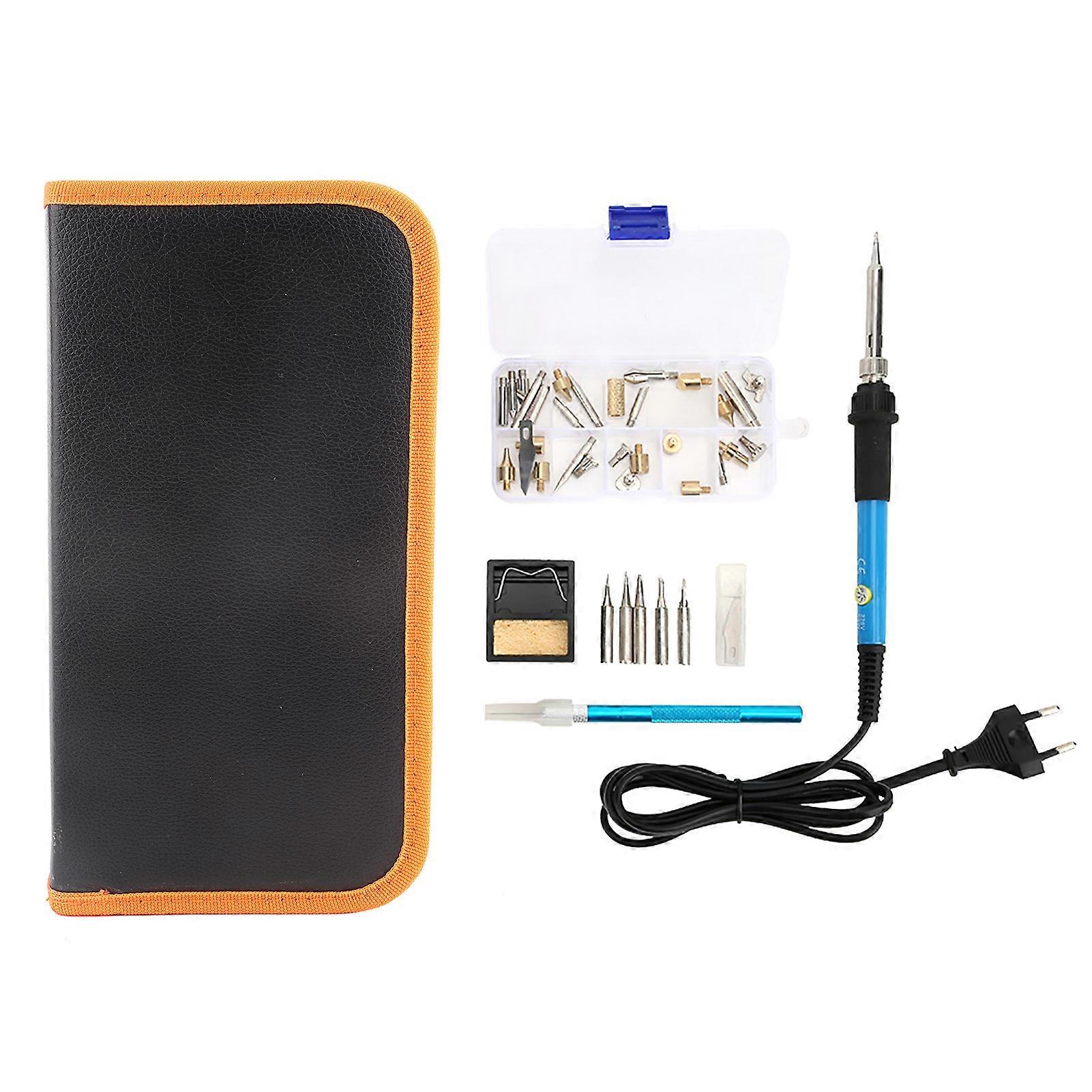 Electric Soldering Iron Set Adjustable Temperature Welder Paint Tool 60W