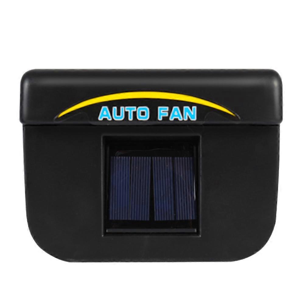 Cooling Fans Solar Power Energy-Saving Rectangular Shape 15X11cm For Drivers 1Pcs