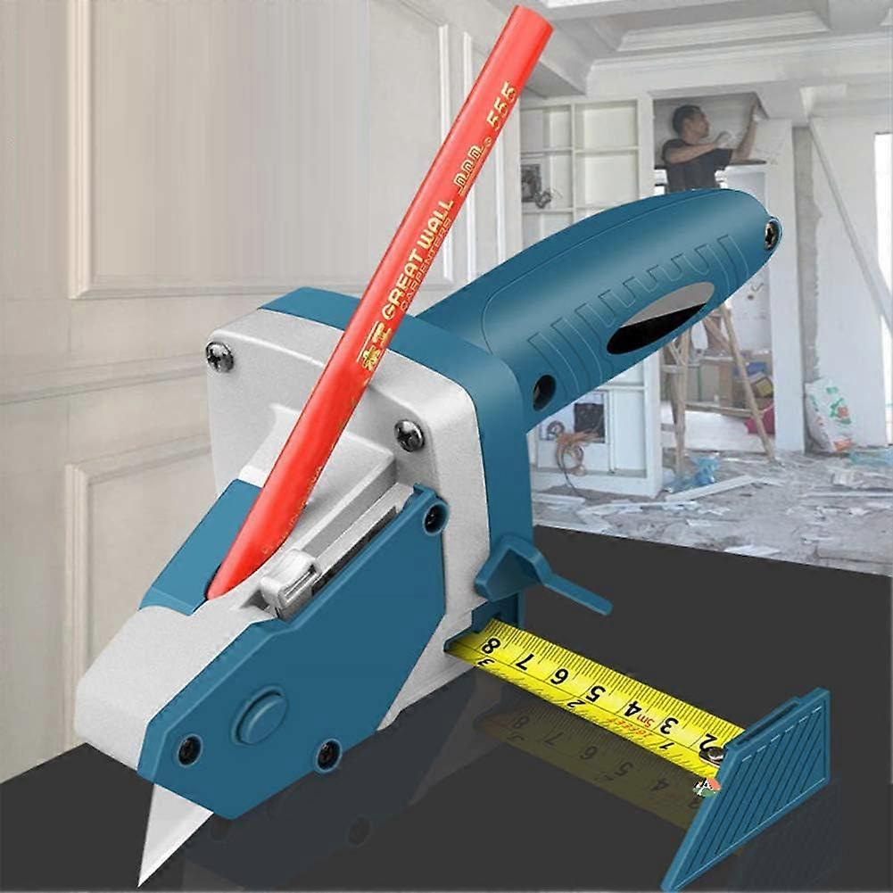 For Drywall/Plasterboard/Woodworking Hand Tools Multi-Function Drywall Cutter - Accurate Round/Straight Cutting/Scriber Tool with Tape Measure