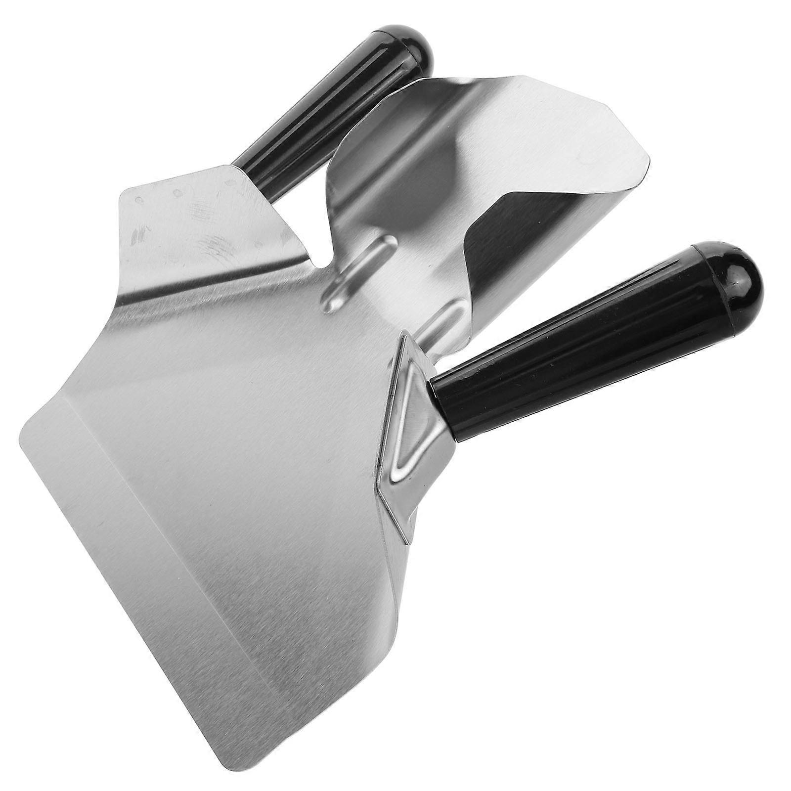 Popcorn Scooper -Like Shape For Professional Cooks Versatile Dry Food Handling Silver 23.50X21.00X4.50CM 1Pack