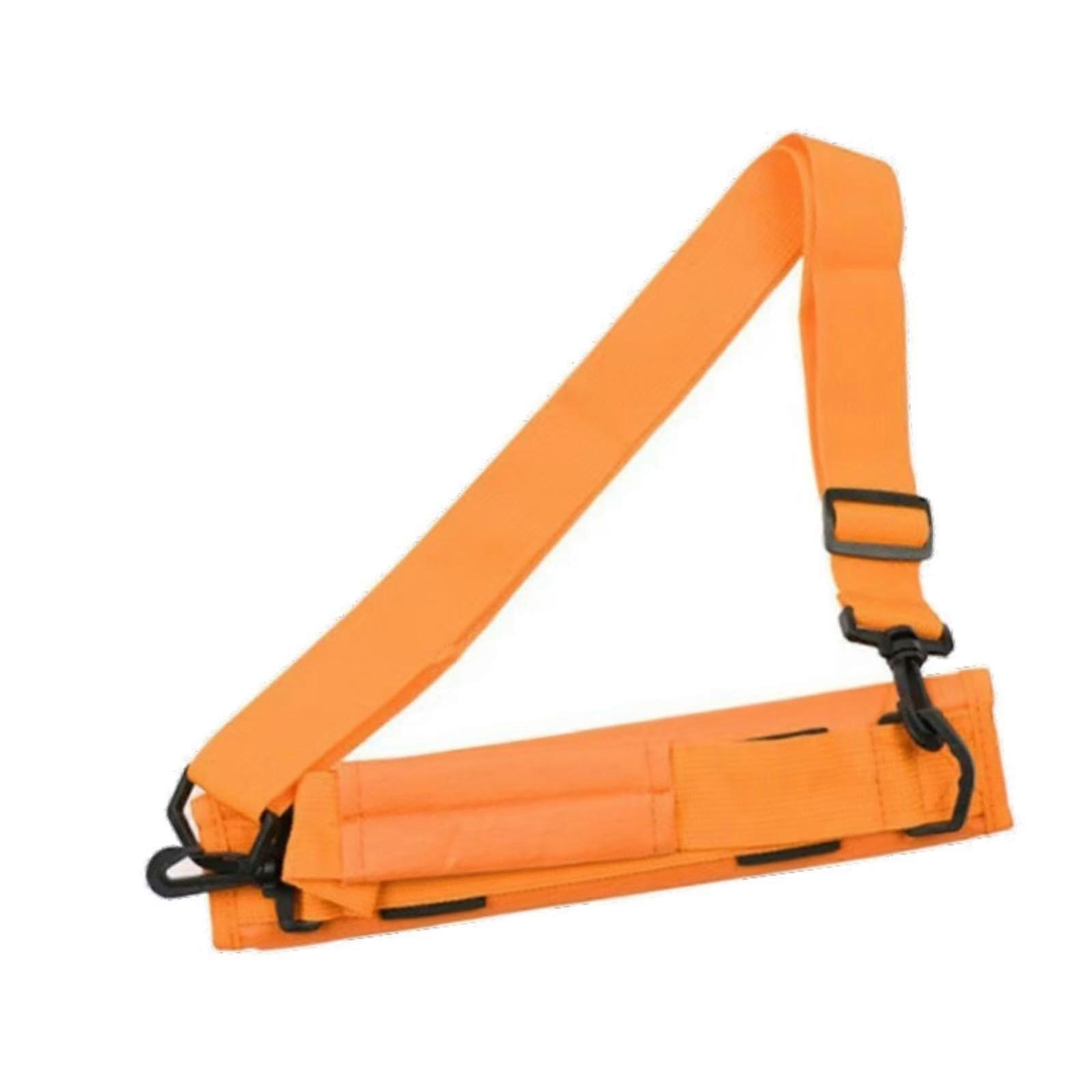 Golf club storage bag with shoulder strap, orange