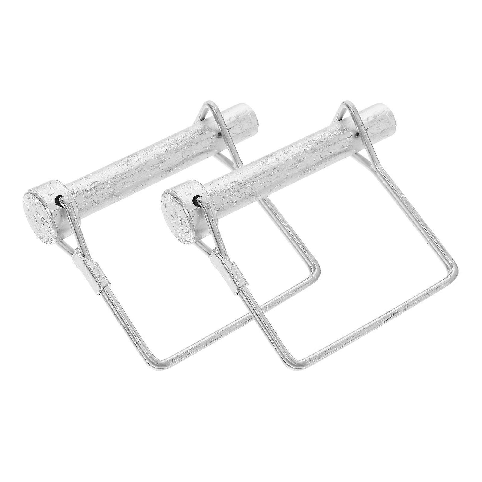 Hitch Pin Clip Trailer Latch Pin Reliable Material Square Lock Pin Trailers Users 2Pcs